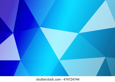 multicolor blue polygonal geometric banner with rumpled triangular low poly origami style background. vector illustration. for your idea business, wallpaper, web-design.