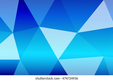 multicolor blue polygonal geometric banner with rumpled triangular low poly origami style background. vector illustration. for your idea business, wallpaper, web-design.