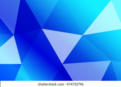 multicolor blue polygonal geometric banner with rumpled triangular low poly origami style background. vector illustration. for your idea business, wallpaper, web-design.