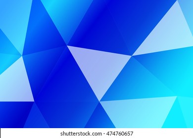 multicolor blue polygonal geometric banner with rumpled triangular low poly origami style background. vector illustration. for your idea business, wallpaper, web-design.
