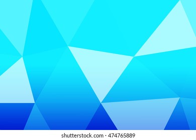 multicolor blue polygonal geometric banner with rumpled triangular low poly origami style background. vector illustration. for your idea business, wallpaper, web-design.