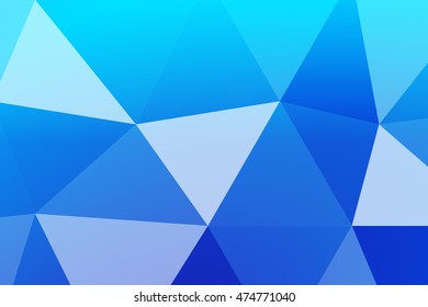 multicolor blue polygonal geometric banner with rumpled triangular low poly origami style background. vector illustration. for your idea business, wallpaper, web-design.