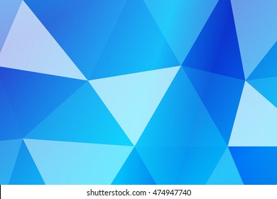multicolor blue polygonal geometric banner with rumpled triangular low poly origami style background. vector illustration. for your idea business, wallpaper, web-design.