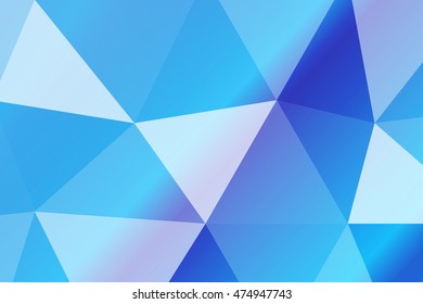 multicolor blue polygonal geometric banner with rumpled triangular low poly origami style background. vector illustration. for your idea business, wallpaper, web-design.