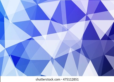 multicolor blue polygonal geometric banner with rumpled triangular low poly origami style background. vector illustration. for your idea business, wallpaper, web-design.