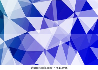 multicolor blue polygonal geometric banner with rumpled triangular low poly origami style background. vector illustration. for your idea business, wallpaper, web-design.