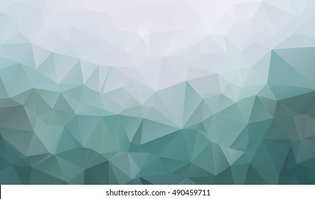 Multicolor blue, polygonal illustration, which consist of triangles. Geometric background in Origami style with gradient. Triangular design for your business.