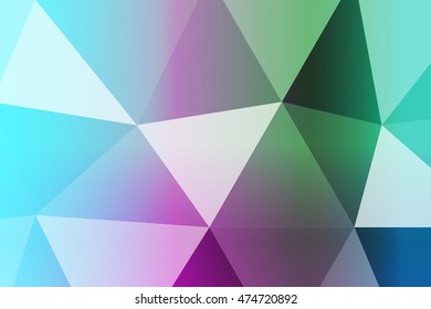 multicolor blue, purple, geometric banner with rumpled triangular low poly origami style background. vector illustration. for your idea business, wallpaper, web-design.