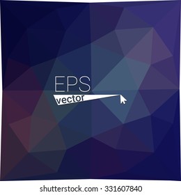 multicolor blue purple geometric rumpled triangular low poly style gradient illustration graphic background. Vector polygonal design for your business.