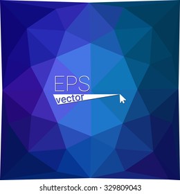 multicolor blue purple pink geometric rumpled triangular low poly style gradient illustration graphic background. Vector polygonal design for your business.