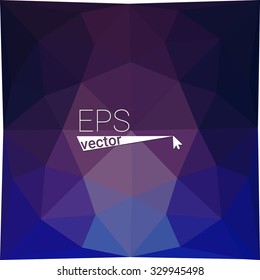 multicolor blue purple pink geometric rumpled triangular low poly style gradient illustration graphic background. Vector polygonal design for your business.