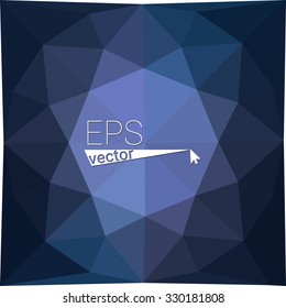 multicolor blue purple pink geometric rumpled triangular low poly style gradient illustration graphic background. Vector polygonal design for your business.