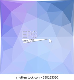 multicolor blue purple pink geometric rumpled triangular low poly style gradient illustration graphic background. Vector polygonal design for your business.