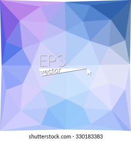 multicolor blue purple pink geometric rumpled triangular low poly style gradient illustration graphic background. Vector polygonal design for your business.