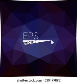 multicolor blue purple pink geometric rumpled triangular low poly style gradient illustration graphic background. Vector polygonal design for your business.