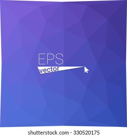 multicolor blue purple pink geometric rumpled triangular low poly style gradient illustration graphic background. Vector polygonal design for your business.