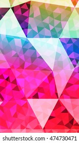 multicolor blue, purple, red, green geometric banner with rumpled triangular low poly origami style background. vector illustration. for your idea business, wallpaper, web-design.