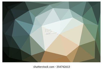 Multicolor blue, red geometric rumpled triangular low poly style gradient illustration graphic background. Vector polygonal design for your business.