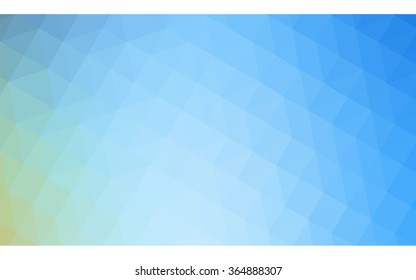 Multicolor blue, red polygonal illustration, which consist of triangles. Geometric background in Origami style with gradient. Triangular design for your business in vector.