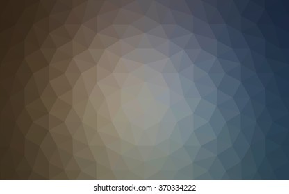 Multicolor blue, red polygonal illustration, which consist of triangles. Geometric background in Origami style with gradient. Triangular design for your business.