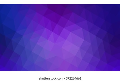 Multicolor blue, red polygonal illustration, which consist of triangles. Geometric background in Origami style with gradient. Triangular design for your business.