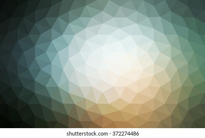 Multicolor blue, red polygonal illustration, which consist of triangles. Geometric background in Origami style with gradient. Triangular design for your business.