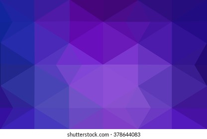Multicolor blue, red polygonal illustration, which consist of triangles. Geometric background in Origami style with gradient. Triangular design for your business.