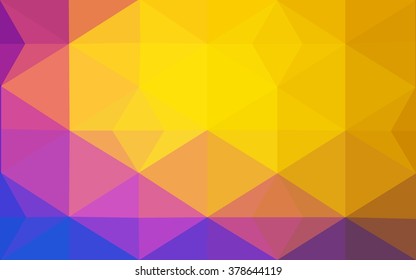 Multicolor blue, red polygonal illustration, which consist of triangles. Geometric background in Origami style with gradient. Triangular design for your business. Multicolor blue, red polygonal illustration, which consist of triangles. Geometric background in Origami style with gradient. Triangular design for your business.