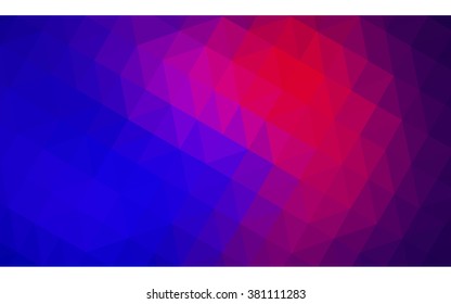 Multicolor blue, red polygonal illustration, which consist of triangles. Geometric background in Origami style with gradient. Triangular design for your business. Multicolor blue, red polygonal illustration, which consist of triangles. Geometric background in Origami style with gradient. Triangular design for your business.