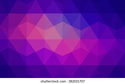 Multicolor blue, red polygonal illustration, which consist of triangles. Geometric background in Origami style with gradient. Triangular design for your business.