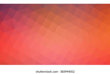 Multicolor blue, red polygonal illustration, which consist of triangles. Geometric background in Origami style with gradient. Triangular design for your business.