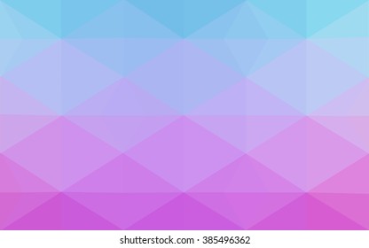 Multicolor blue, red polygonal illustration, which consist of triangles. Geometric background in Origami style with gradient. Triangular design for your business.