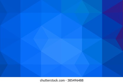 Multicolor blue, red polygonal illustration, which consist of triangles. Geometric background in Origami style with gradient. Triangular design for your business.