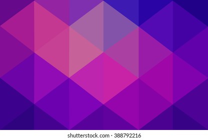 Multicolor blue, red polygonal illustration, which consist of triangles. Geometric background in Origami style with gradient. Triangular design for your business.