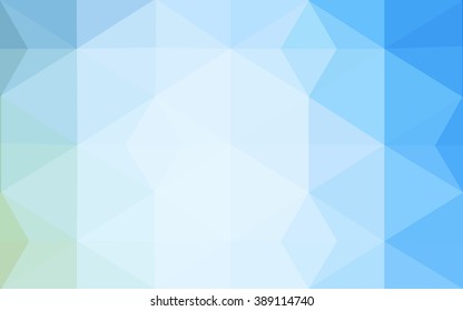 Multicolor blue, red polygonal illustration, which consist of triangles. Geometric background in Origami style with gradient. Triangular design for your business.