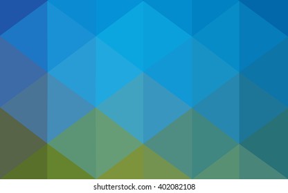 Multicolor blue, red polygonal illustration, which consist of triangles. Geometric background in Origami style with gradient. Triangular design for your business.