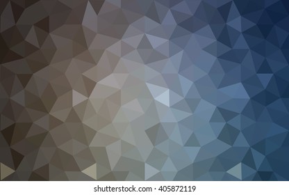 Multicolor blue, red polygonal illustration, which consist of triangles. Geometric background in Origami style with gradient. Triangular design for your business.