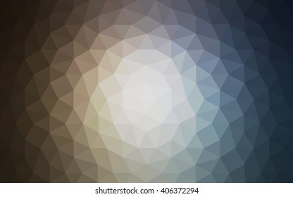 Multicolor blue, red polygonal illustration, which consist of triangles. Geometric background in Origami style with gradient. Triangular design for your business.