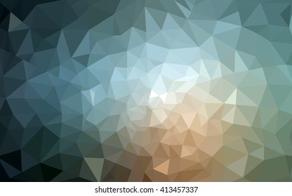 Multicolor blue, red polygonal illustration, which consist of triangles. Geometric background in Origami style with gradient. Triangular design for your business.