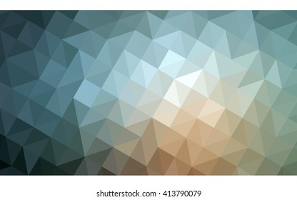 Multicolor blue, red polygonal illustration, which consist of triangles. Geometric background in Origami style with gradient. Triangular design for your business.