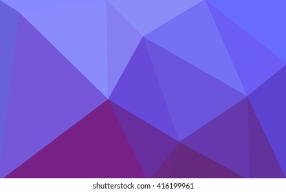 Multicolor blue, red polygonal illustration, which consist of triangles. Geometric background in Origami style with gradient. Triangular design for your business.