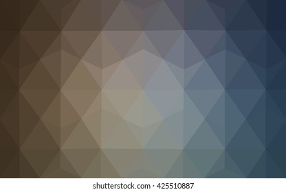 Multicolor blue, red polygonal illustration, which consist of triangles. Geometric background in Origami style with gradient. Triangular design for your business.