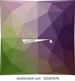 multicolor blue yellow green red orange geometric rumpled triangular low poly style gradient illustration graphic background. Vector polygonal design for your business.