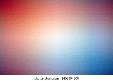 Multicolor blue, yellow, orange geometric rumpled triangular low poly style gradient illustration graphic background. Vector polygonal design for your business