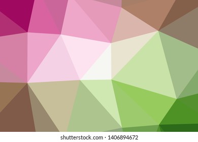 Multicolor blue, yellow, orange geometric rumpled triangular low poly style gradient illustration graphic background. Vector polygonal design for your business