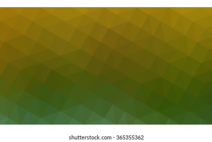 Multicolor blue, yellow, orange polygonal illustration, which consist of triangles. Geometric background in Origami style with gradient. Triangular design for your business.