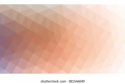 Multicolor blue, yellow, orange polygonal illustration, which consist of triangles. Geometric background in Origami style with gradient. Triangular design for your business.