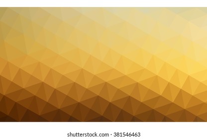 Multicolor blue, yellow, orange polygonal illustration, which consist of triangles. Geometric background in Origami style with gradient. Triangular design for your business.