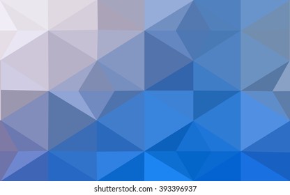 Multicolor blue, yellow, orange polygonal illustration, which consist of triangles. Geometric background in Origami style with gradient. Triangular design for your business.