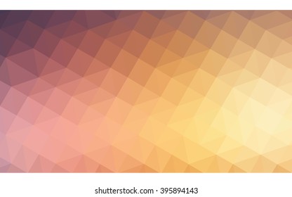 Multicolor blue, yellow, orange polygonal illustration, which consist of triangles. Geometric background in Origami style with gradient. Triangular design for your business.